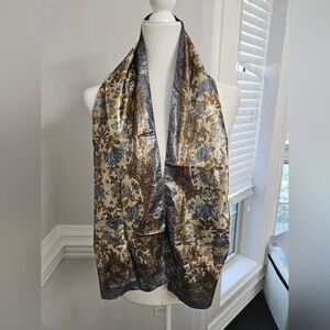 Nordstrom made in Italy metallic scarf